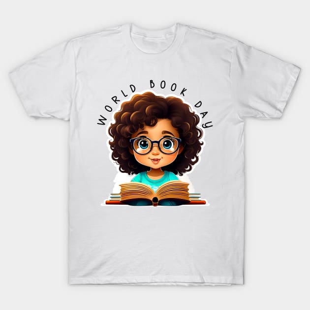 World Book Day T-shirt Design T-Shirt by CreativeXpro